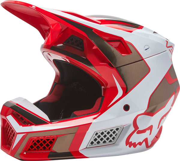 Fox V3 头盔 V3 RS Mirer Motocross Helmet Red/White