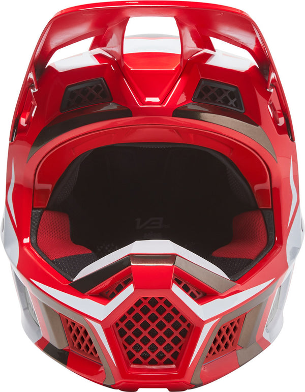 Fox V3 头盔 V3 RS Mirer Motocross Helmet Red/White
