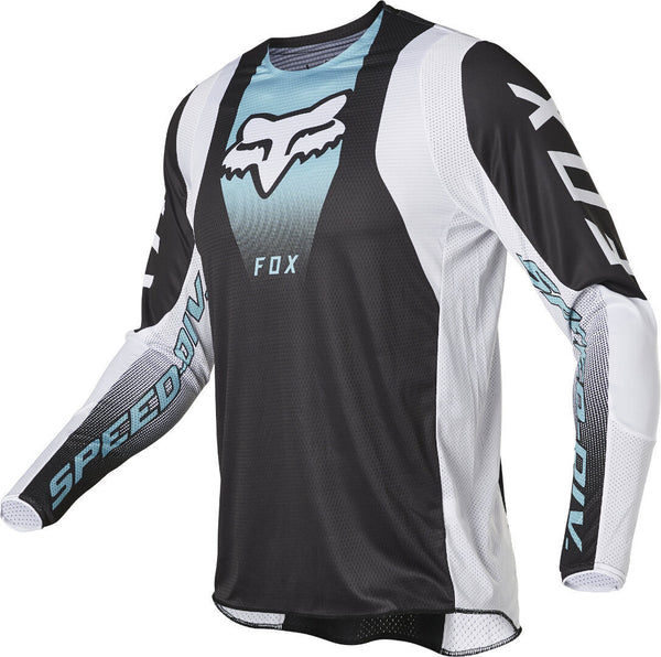 Fox 360 Dier Motocross Jersey Black/White/Blue
