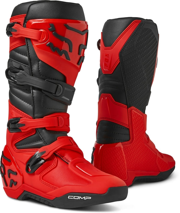 Fox 骑行靴 Comp Motocross Boots Red