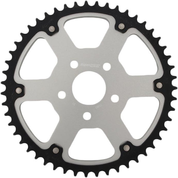 SUPERSPROX 链轮 REAR STEALTH SPROCKET ALU/STL 51T-530 SLV HD