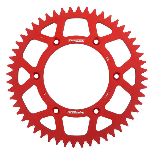SUPERSPROX 链轮 REAR SPROCKET ALUMINUM 52T-520 RED HON