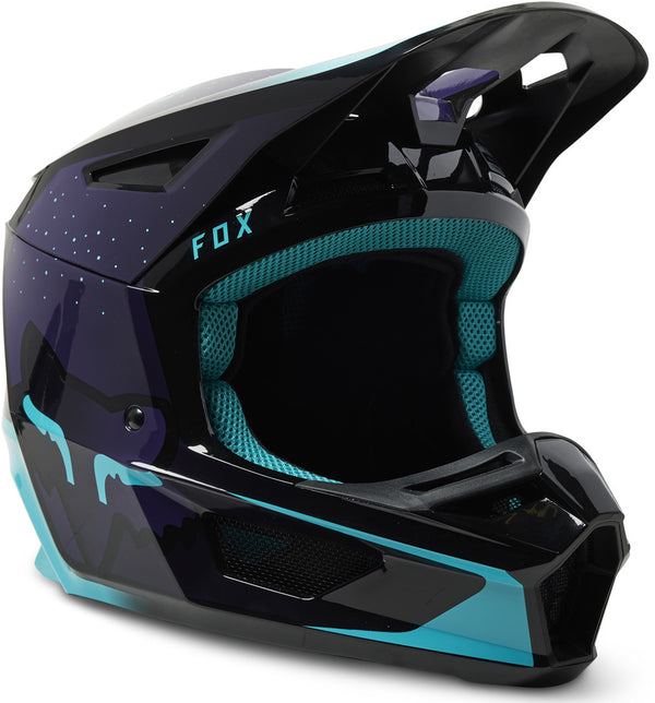 Fox V2 头盔 V2 Vizen Motocross Helmet Black/Violet