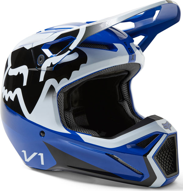 Fox V1 头盔 V1 Leed Motocross Helmet Blue