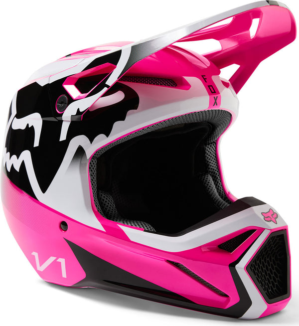 Fox V1 头盔 V1 Leed Motocross Helmet Pink