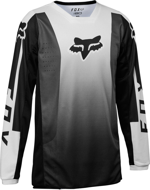 FOX 180 Leed Youth Motocross Jersey Black/White