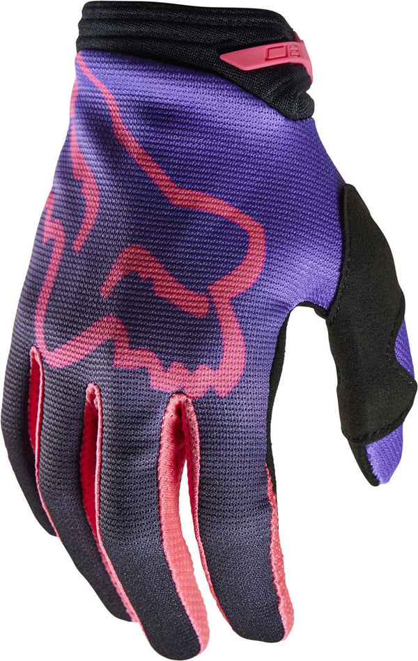 FOX 手套 180 Toxsyk Ladies Motocross Gloves 黑/粉