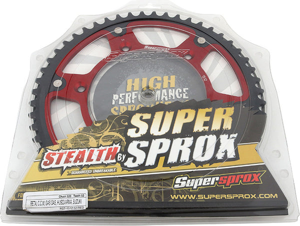 SUPERSPROX 链轮 REAR STEALTH SPROCKET ALU/STL 52T-520 红 HUSQ