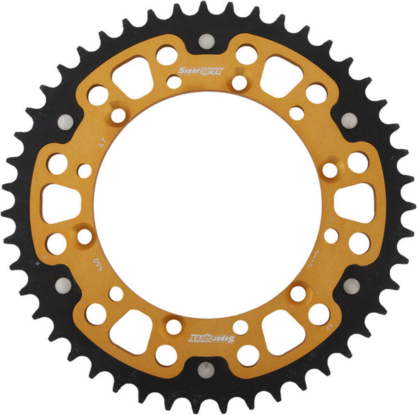 SUPERSPROX 链轮 REAR STEALTH SPROCKET ALU/STL 47T-520 GLD KAW