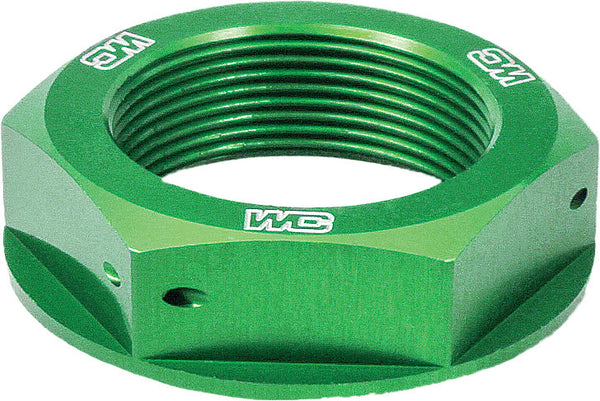 Works 转向柱螺母 Kawasaki Steering Stem NUT (GREEN)