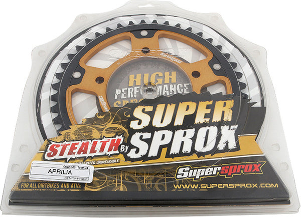 Supersprox 后链轮 Rear Stealth Sprocket ALU/STL 44T-525 GLD APR
