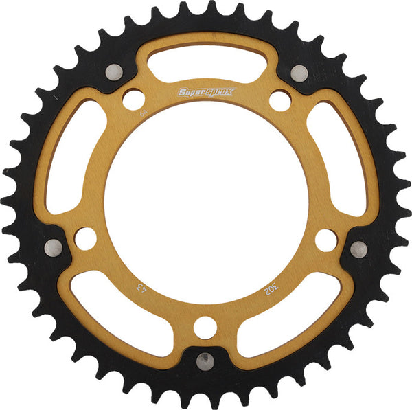 SUPERSPROX 链轮 REAR STEALTH SPROCKET ALU/STL 43T-530 GLD HON