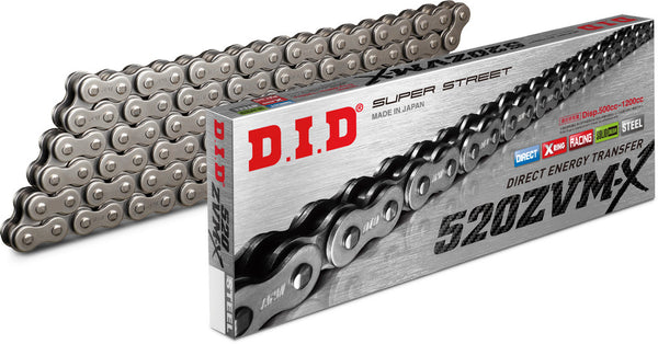 D.I.D 链条 SUPER STREET S520ZVMX-160L X-RING ZVMX SERIES NATURAL