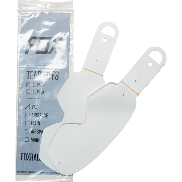Fox VUE 撕片 VUE Standard Tear Offs 20 Pack [CLEAR]