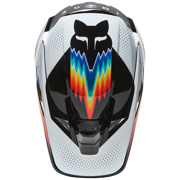 FOX 头盔 V3 RS Relm Helmet ECE [黑/白]