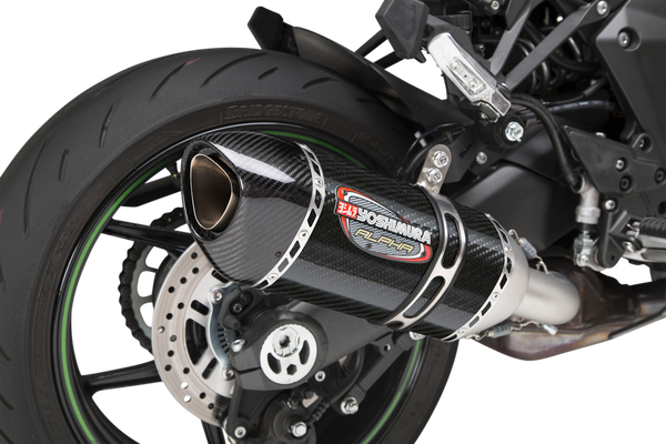 YOSHIMURA 排气管 EXHAUST STREET ALPHA SLIP-ON SS/CF KAW