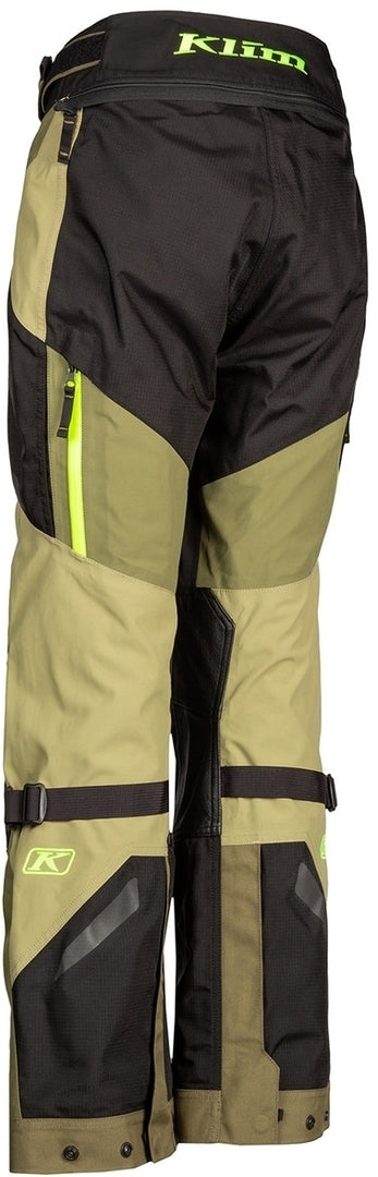 Klim Artemis Ladies Motorcycle Textile Pants Green/Yellow