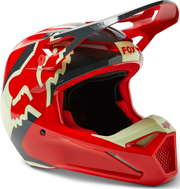 Fox V1 头盔 V1 Xpozr Motocross Helmet Red