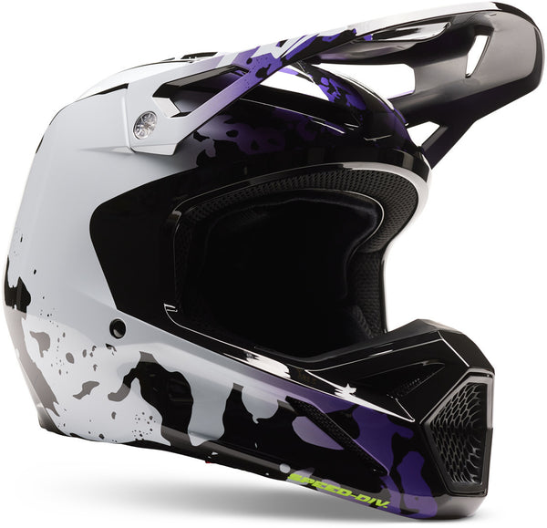 Fox V1 头盔 V1 Morphic Mips Motocross Helmet Black/White