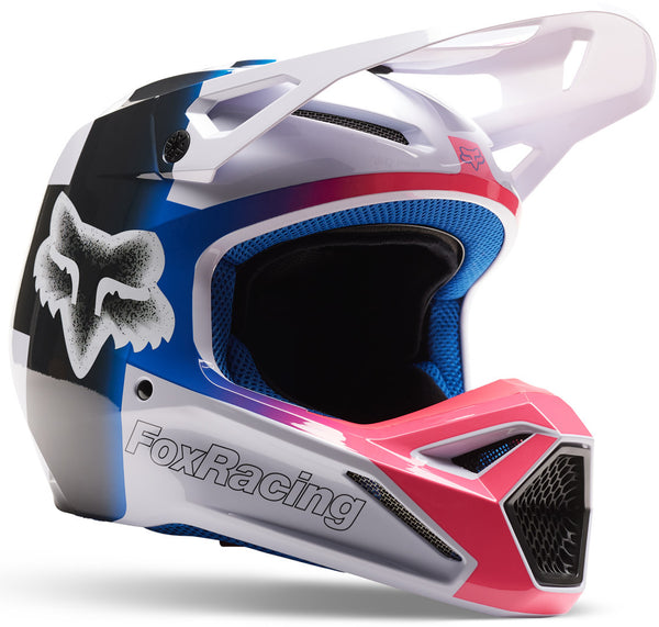 Fox V1 头盔 V1 Horyzn Mips Motocross Helmet Black/White/Blue