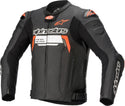 ALPINESTARS 骑行夹克 Missile V2 Ignition Motorcycle Leather Jacket Black/Red