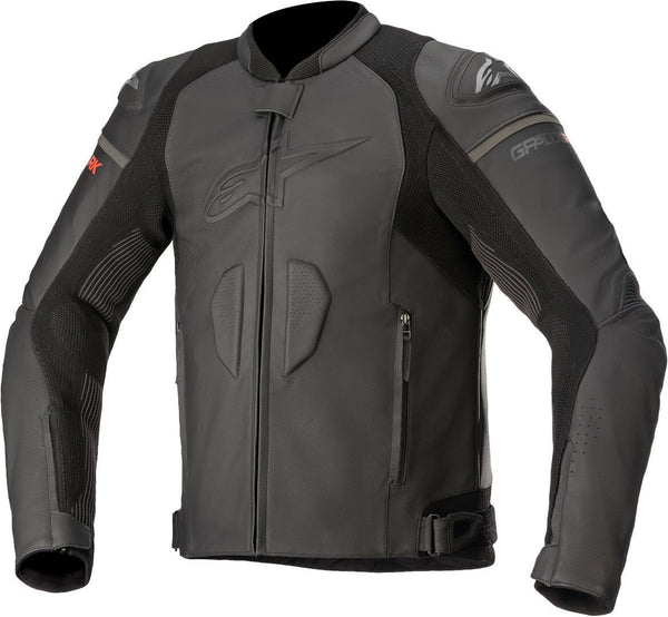 ALPINESTARS 骑行夹克 GP Plus R V3 Rideknit Motorcycle Leather Jacket Black