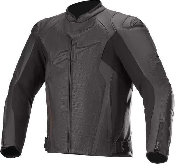 ALPINESTARS 骑行夹克 Faster V2 Airflow Motorcycle Leather Jacket Black