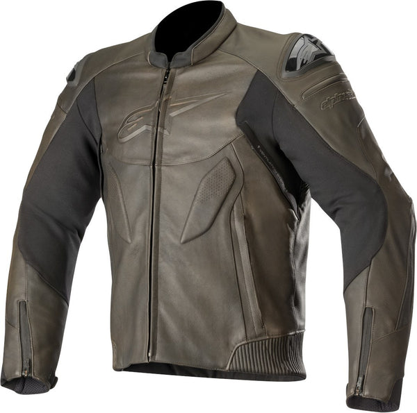 ALPINESTARS 骑行夹克 Caliber Motorcycle Leather Jacket Brown