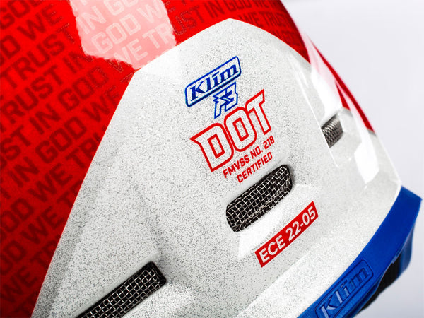 Klim F3 Patriot 2.0 Motocross Helmet