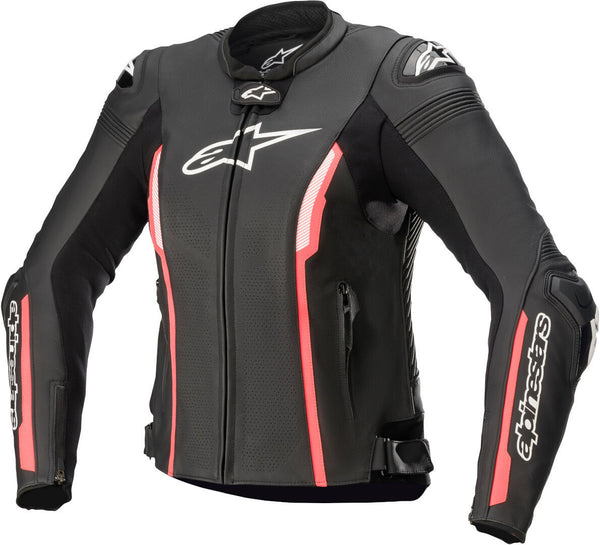 ALPINESTARS 骑行夹克 Stella Missile V2 Motorcycle Ladies Leather Jacket Black/Pink
