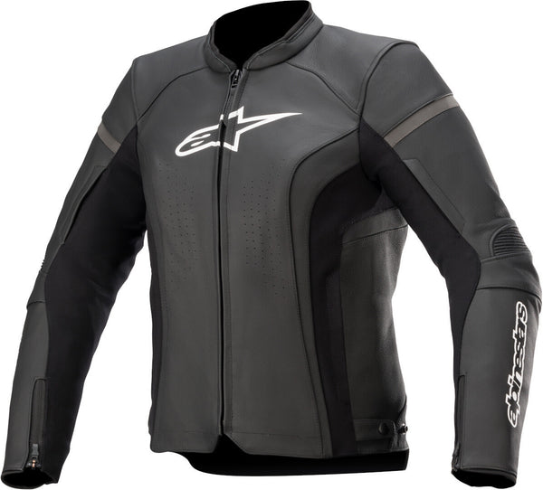 ALPINESTARS 骑行夹克 Stella Kira V2 Ladies Motorcycle Leather Jacket Black