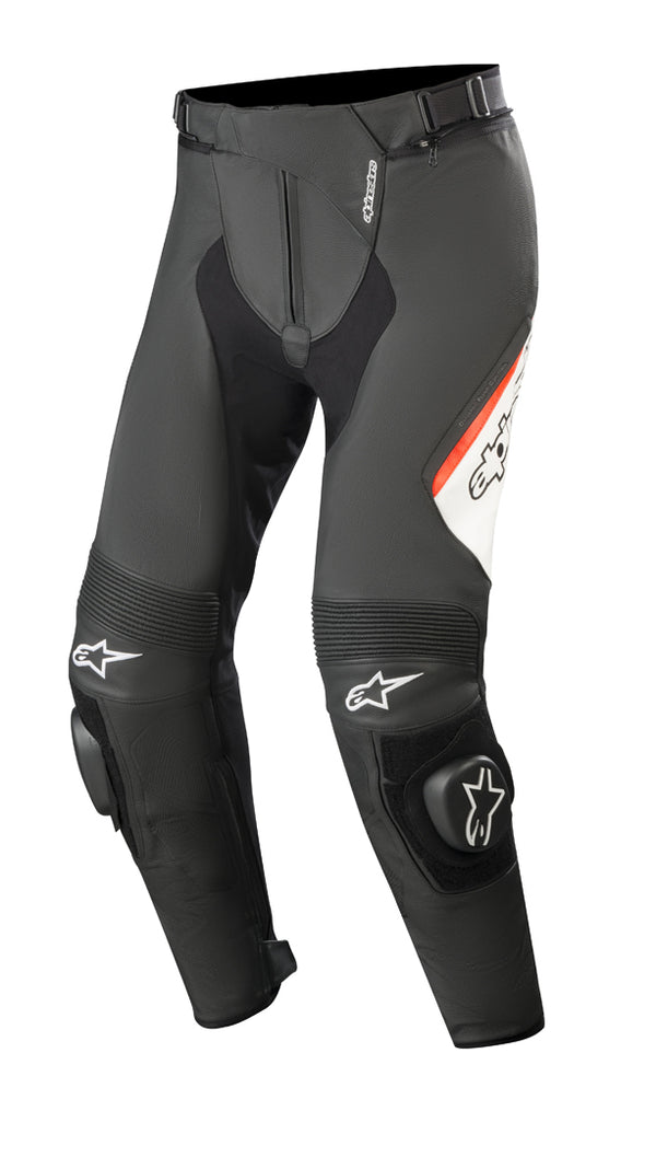ALPINESTARS 骑行裤 Missile v2 Leather Pants Black/White/Red