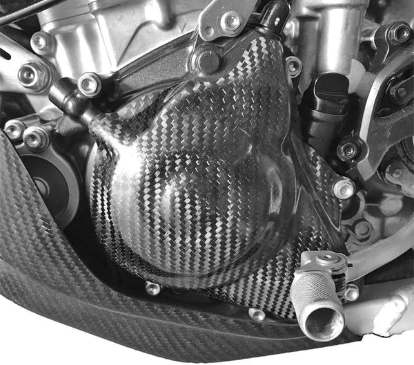 P3 车身 CARBON FIBER 离合器边盖 TC/TE/TX250-300