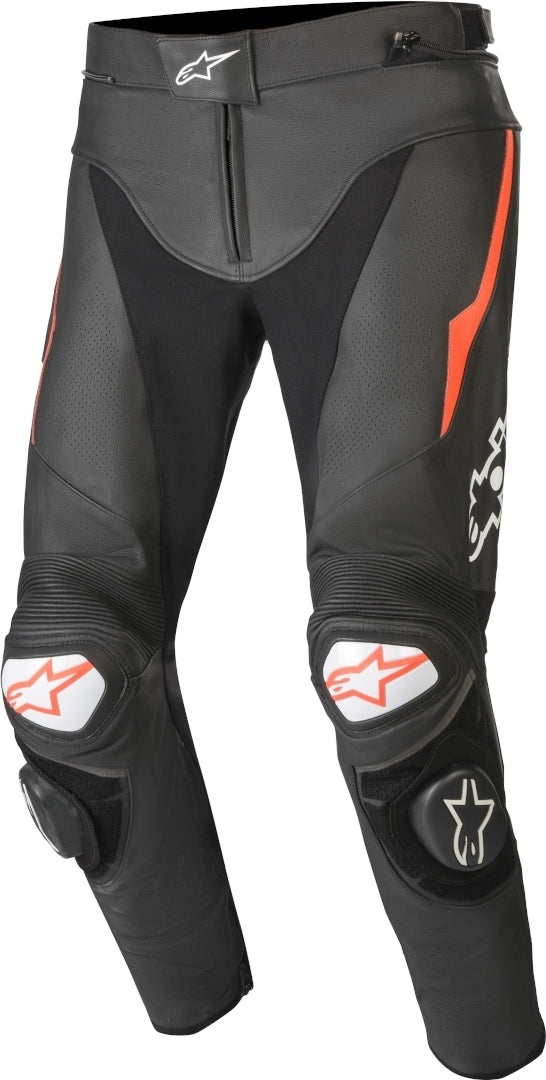 ALPINESTARS 骑行裤 Track v2 Motorcycle Leather Pants Black/Red
