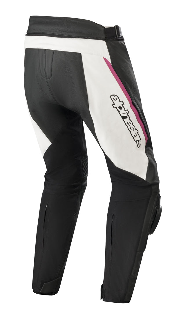 ALPINESTARS 骑行裤 Stella Missile v2 Women's Motorcycle Leather Pants Black/White