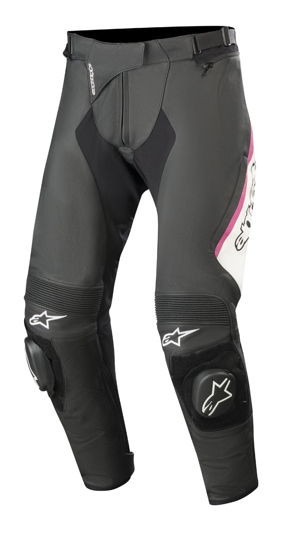 ALPINESTARS 骑行裤 Stella Missile v2 Women's Motorcycle Leather Pants Black/White