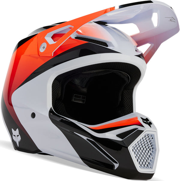 Fox V1 头盔 V1 Streak Mips Motocross Helmet White/Black/Orange
