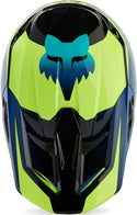 Fox V1 头盔 V1 Streak Mips Motocross Helmet Black/Blue/Yellow