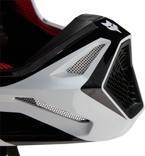 Fox V1 头盔 V1 Flora Mips Motocross Helmet White/Black/Orange