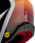 Fox V1 头盔 V1 Flora Mips Motocross Helmet White/Black/Orange