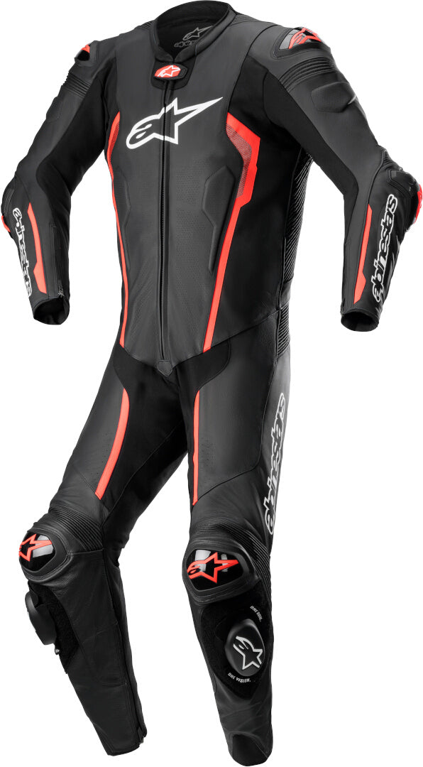ALPINESTARS 骑行服 Missile V2 One Piece Motorcycle Leather Suit Black/Red