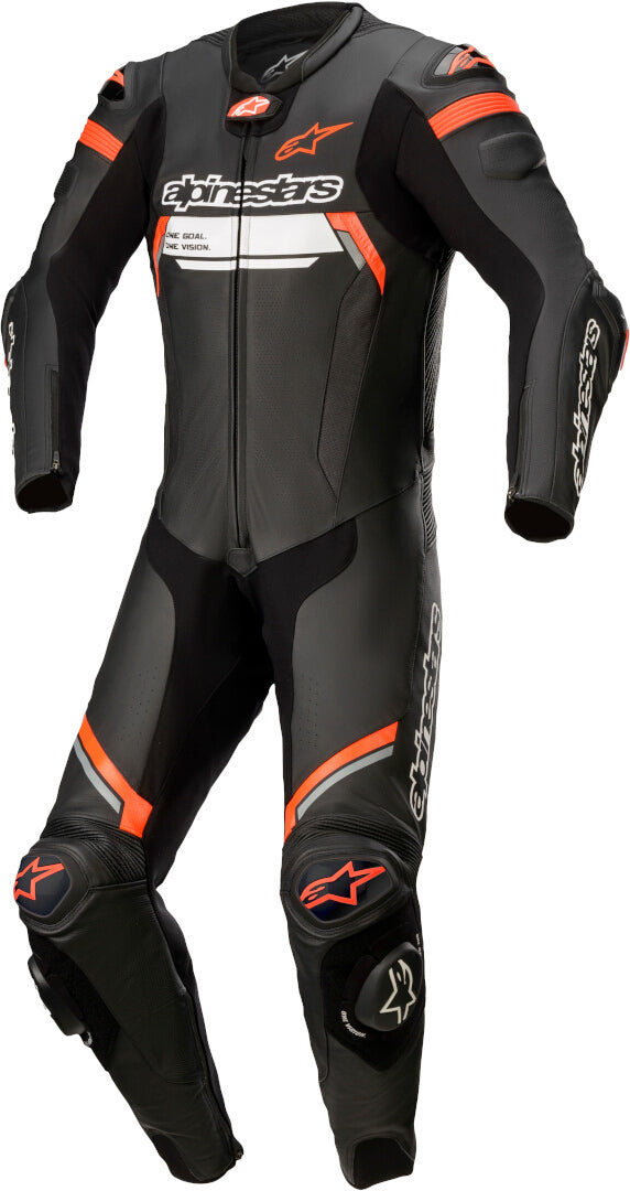 Alpinestars 骑行套装 Missile V2 Ignition One Piece Motorcycle Leather Suit Black/Red