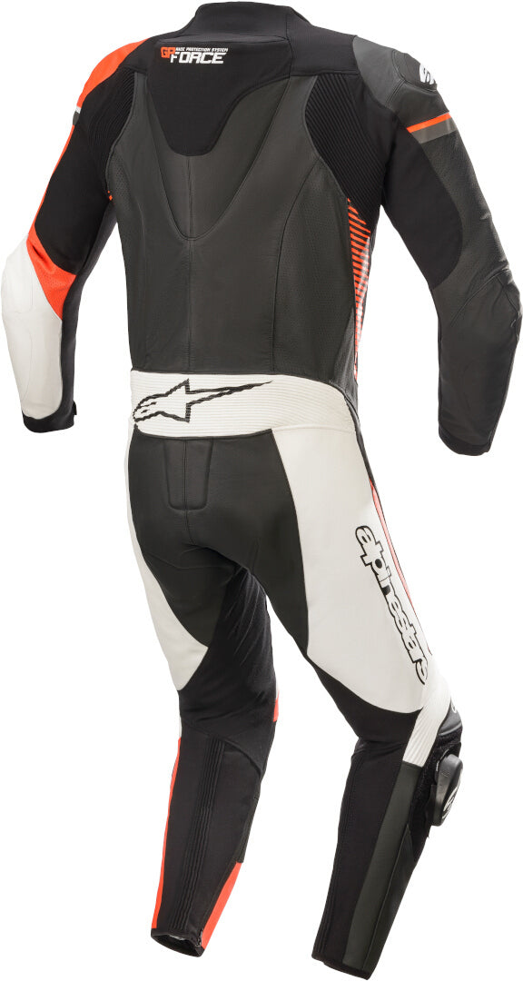 ALPINESTARS 骑行服 GP Force Phantom One Piece Motorcycle Leather Suit Black/White/Red