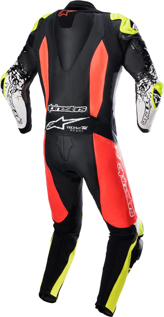 ALPINESTARS 骑行服 GP Tech 4 One Piece Motorcycle Leather Suit Black/Red/Yellow