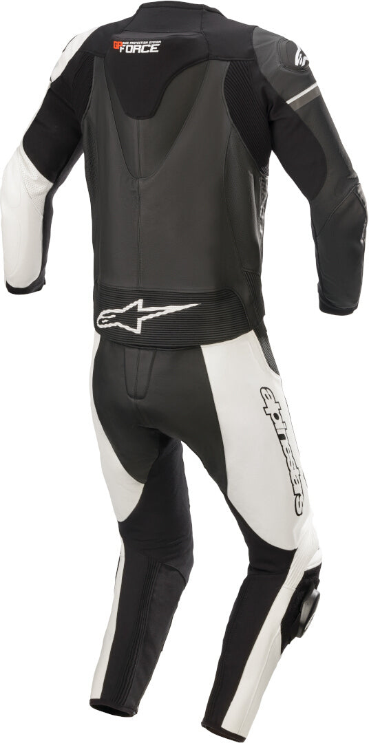 ALPINESTARS 骑行服 GP Force Phantom Two Piece Motorcycle Leather Suit Black/White/Grey