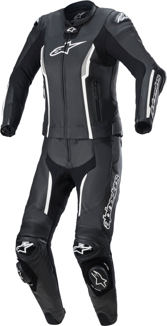 ALPINESTARS 骑行服 Stella Missile V2 Two Piece Womens Leather Suit Black/White