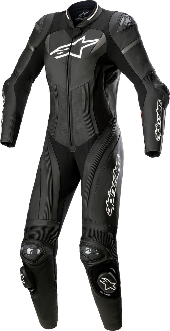 ALPINESTARS 骑行服 Stella GP Plus Ladies 1-Piece Motorcycle Leather Suit Black/White
