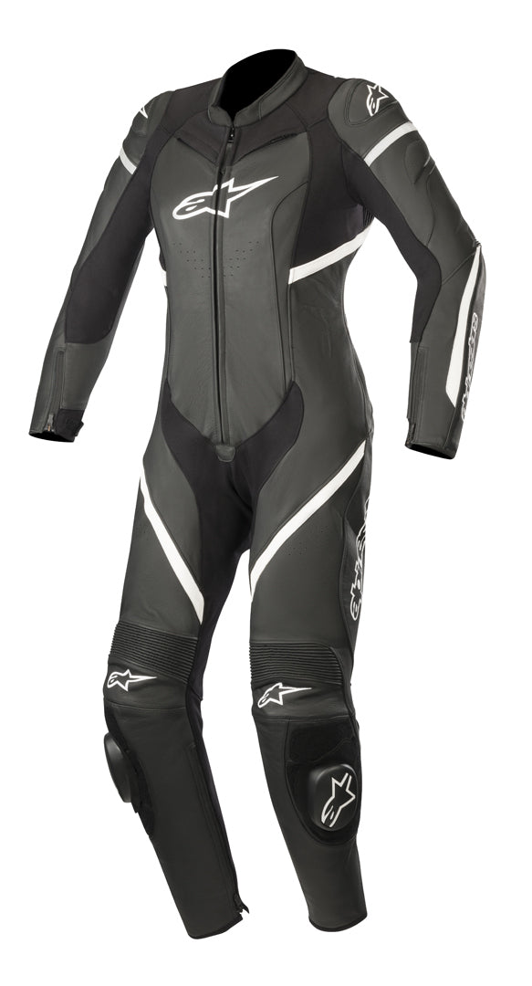ALPINESTARS 骑行服 Stella Kira One Piece Women Motorcycle Leather Suit Black/White
