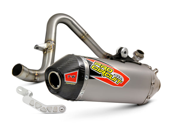 PRO CIRCUIT 排气管 T-6 S/S EXHAUST SYSTEM W/CARBON CAP