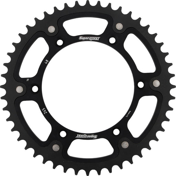 SUPERSPROX 链轮 REAR STEALTH SPROCKET ALU/STL 48T-520 黑 YAM